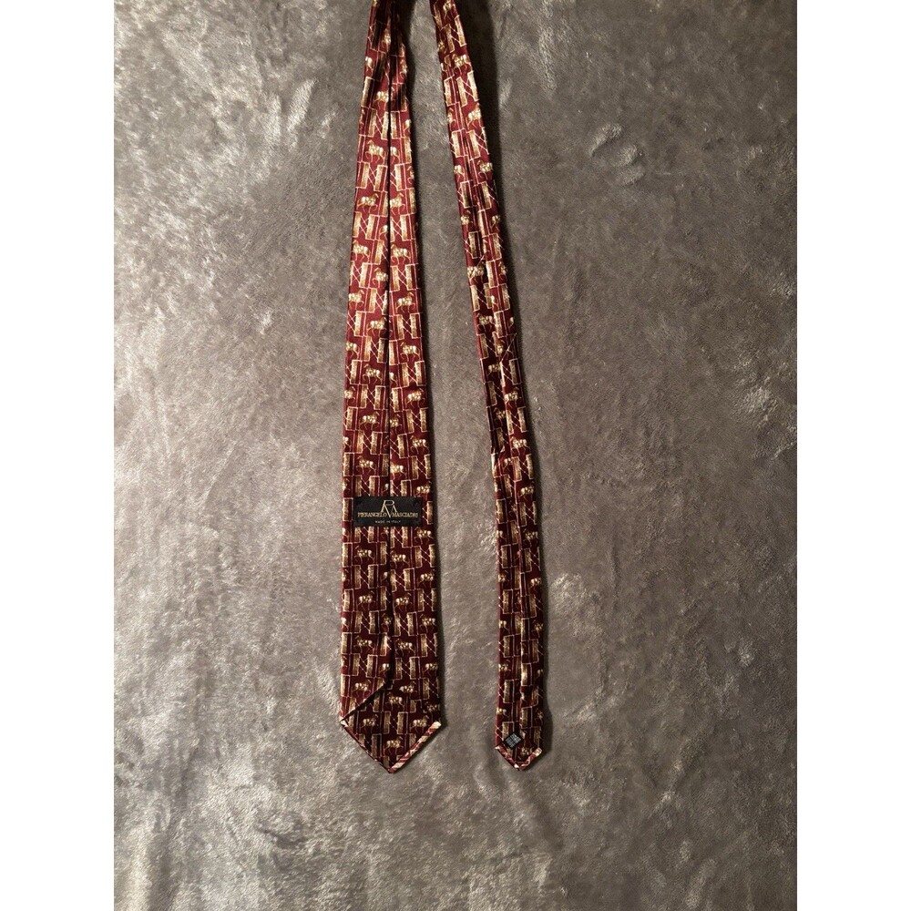 PIERANGELO MASCAIADRI Silk Tie Men Multicolor Made In Italy